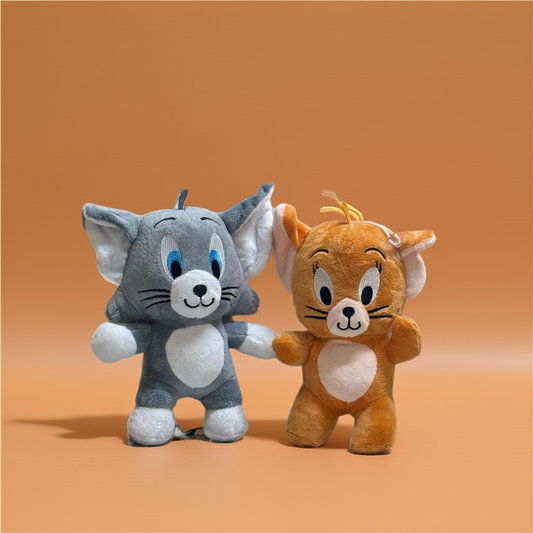 Tom & Jerry Plush Duo – Classic Cartoon Collectibles