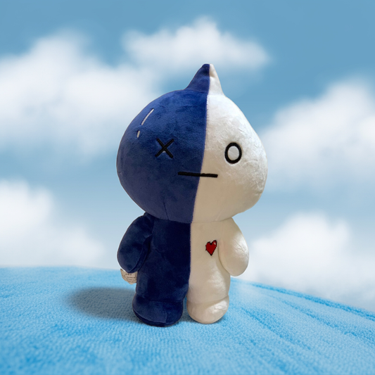 Mr. Blue & White – Soft & Cuddly Plush Toy