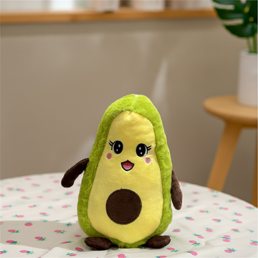 Miss Avocado – Soft & Adorable Plush Toy with Cute Green Design | Fun Gift for Kids