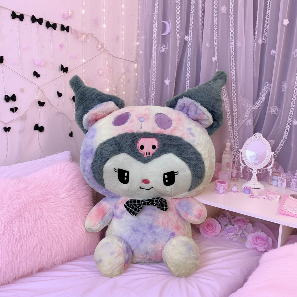 Kuromi Plush Toy – Soft, Cuddly & Collectible Sanrio Character